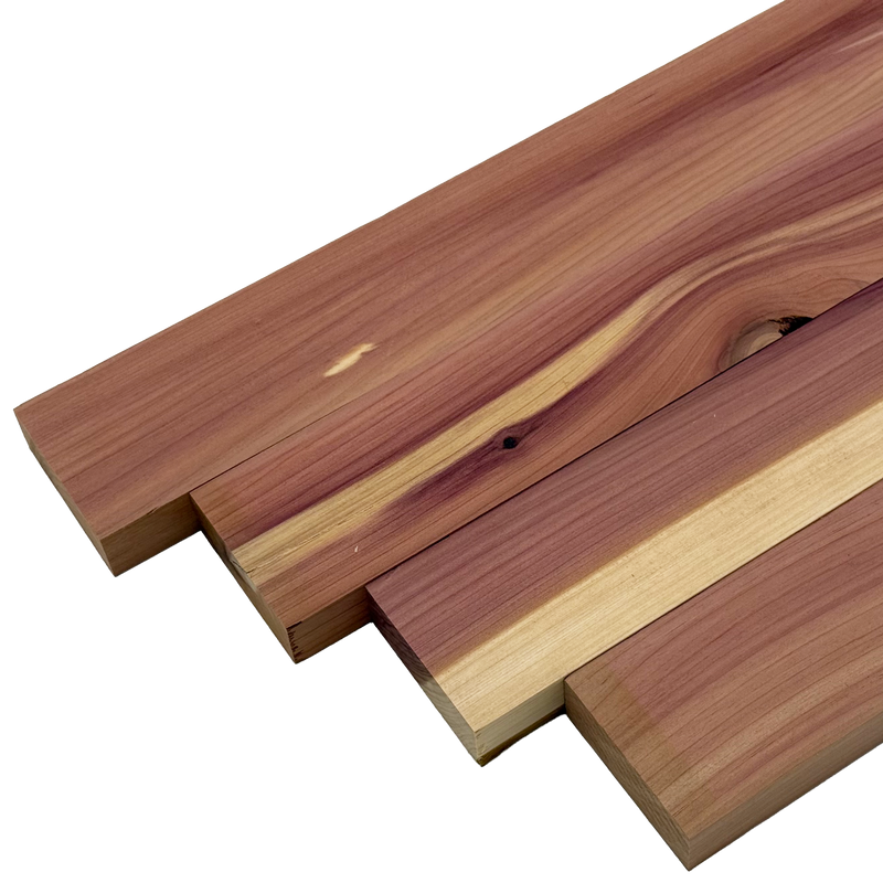 Aromatic Cedar Lumber Board - 3/4" x 2" (4 Pcs)