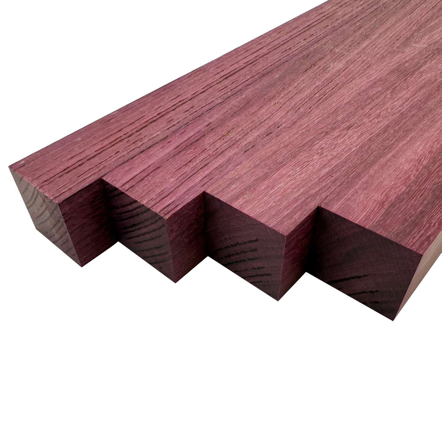 Purpleheart Turning Blank Squares - 1.5" x 1.5" (4 Pcs)