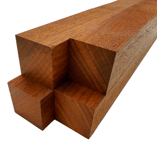 Padauk Turning Blank Squares - 1.5" x 1.5" (4 Pcs)