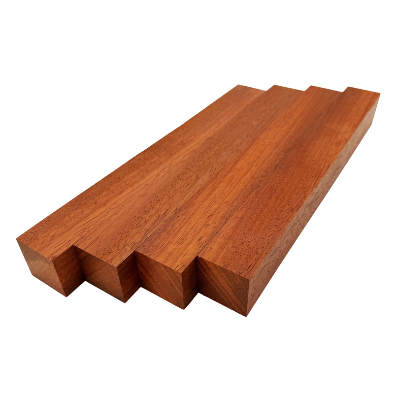 Padauk Turning Blank Squares - 1.5" x 1.5" (4 Pcs)