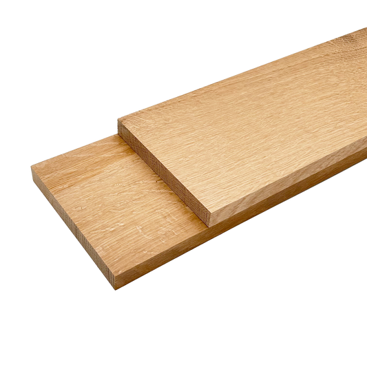 Quarter Sawn White Oak Lumber Board - 3/4" x 6" (2 Pcs)