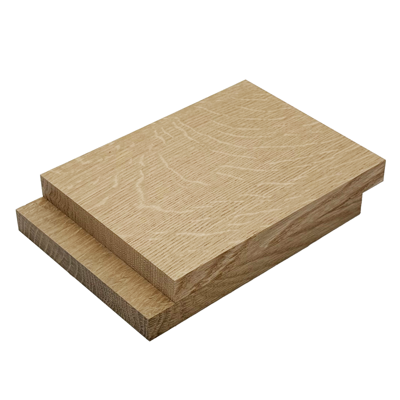 Quarter Sawn White Oak Lumber Board - 3/4" x 6" (2 Pcs)