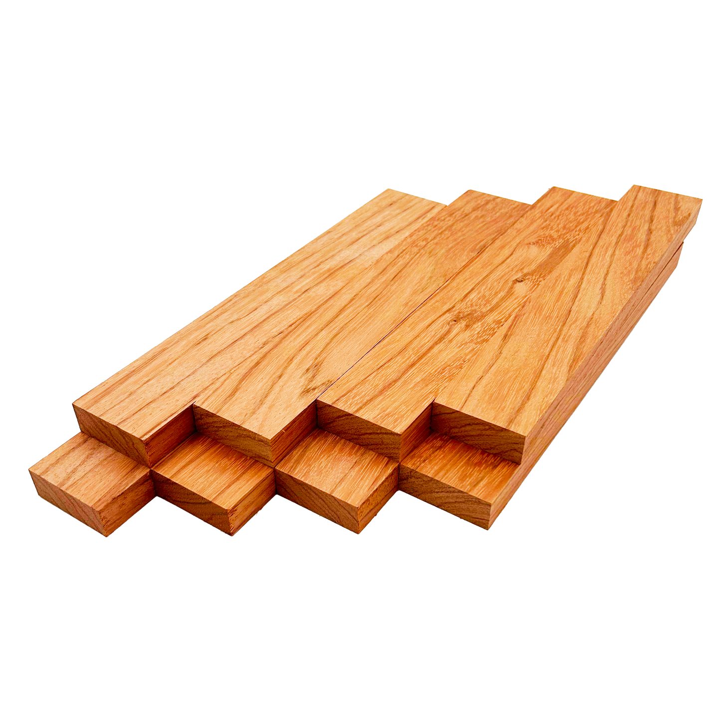 Red Zebrawood Lumber Board - 3/4" x 2" (4 Pcs)