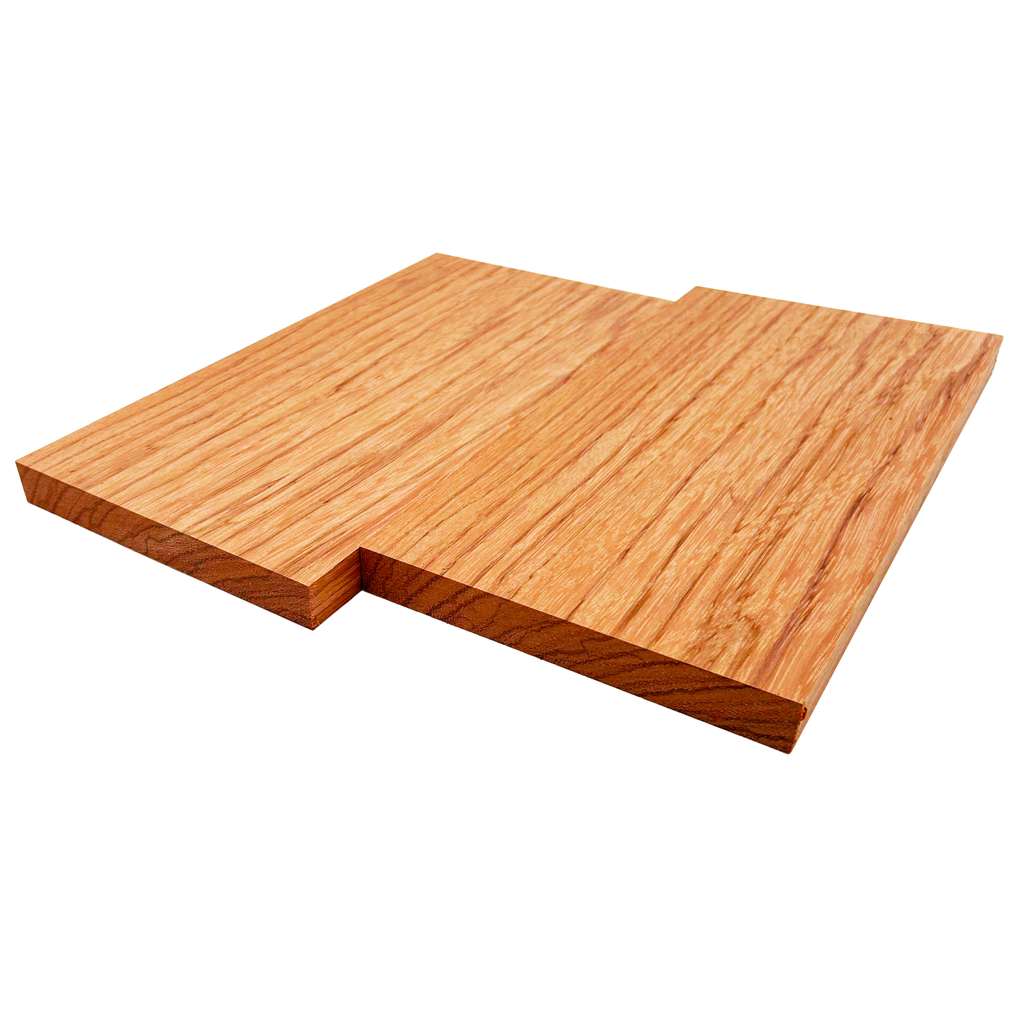 Red Zebrawood Lumber Board - 3/4" x 6" (2 Pcs)