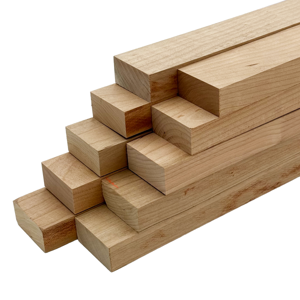 Cherry 4/4 Lumber - Woodworkers' Craft Pack (1 x 2 x 24 - 10 Pcs)