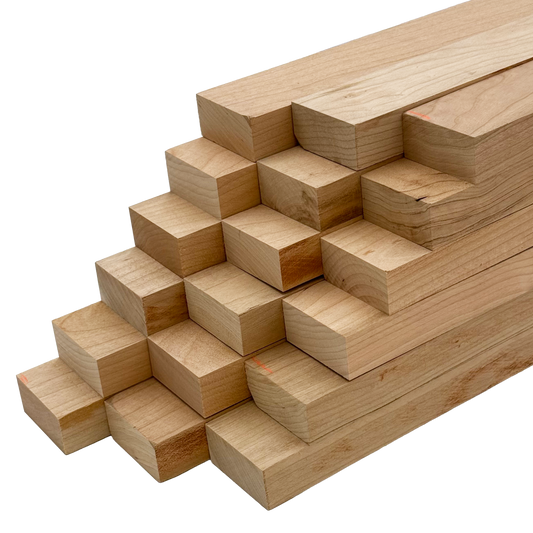 Cherry 4/4 Lumber - Woodworkers' Craft Pack (1 x 2 x 12 - 18 Pcs)