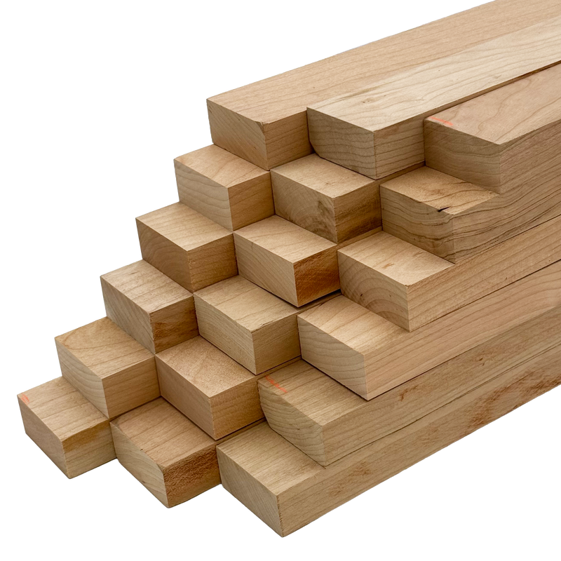 Cherry 4/4 Lumber - Woodworkers' Craft Pack (1 x 2 x 12 - 18 Pcs)