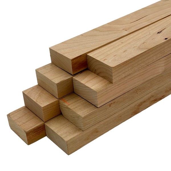 Cherry 4/4 Lumber - Woodworkers' Craft Pack (1 x 2 x 48 - 8 Pcs)