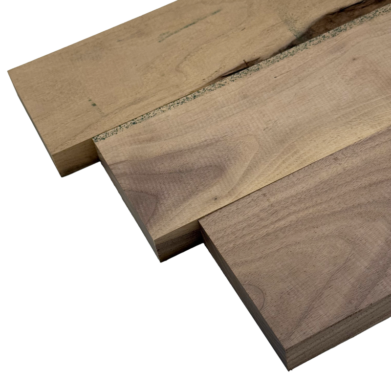 Black Walnut 4/4 Lumber - Woodworkers' Craft Pack (1 x 4 x 48 - 9 Pcs)