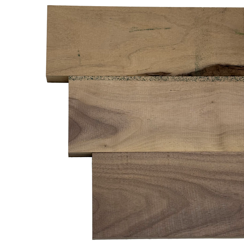 Black Walnut 4/4 Lumber - Woodworkers' Craft Pack (1 x 4 x 48 - 9 Pcs)