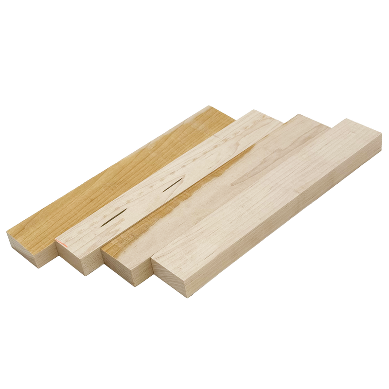 Hard Maple 4/4 Lumber - Woodworkers' Craft Pack (1 x 2 x 48 - 8 Pcs)