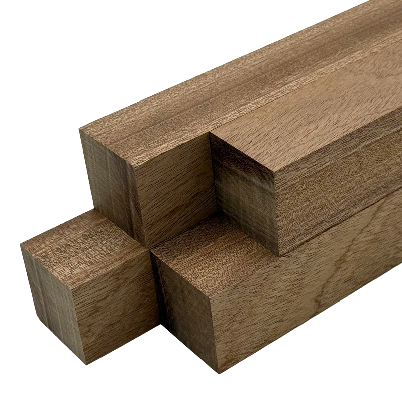Sapele Turning Blank Squares - 1.5" x 1.5" (4 Pcs)