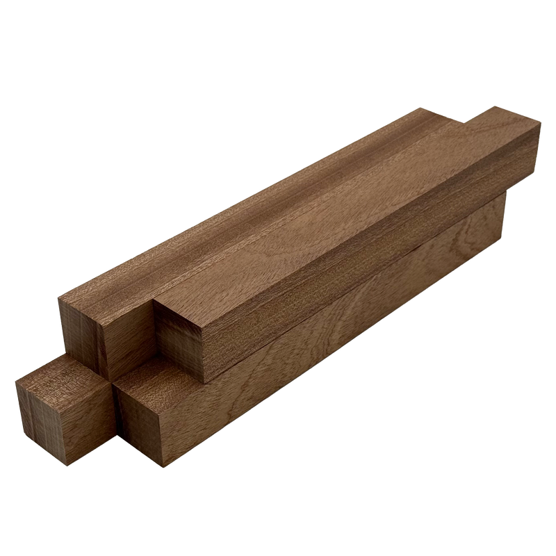 Sapele Turning Blank Squares - 1.5" x 1.5" (4 Pcs)