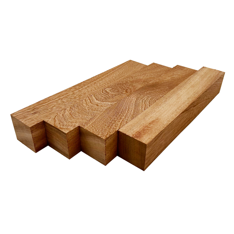 Sapele Lumber Square Turning Blanks - 2" x 2" (4pcs)
