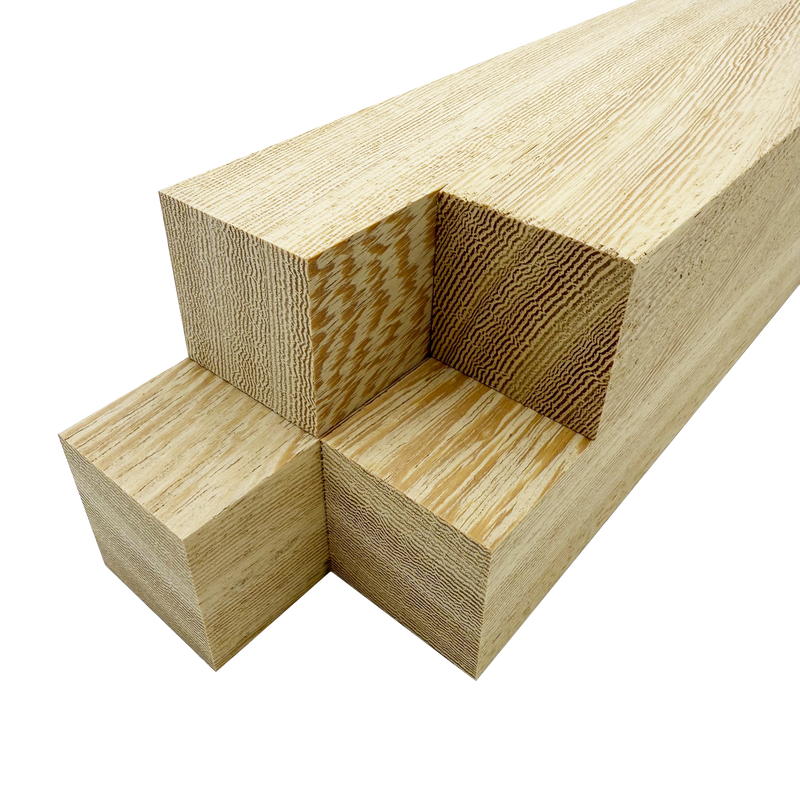 White Wenge Lumber Square Turning Blanks - 2" x 2" (4 Pcs)