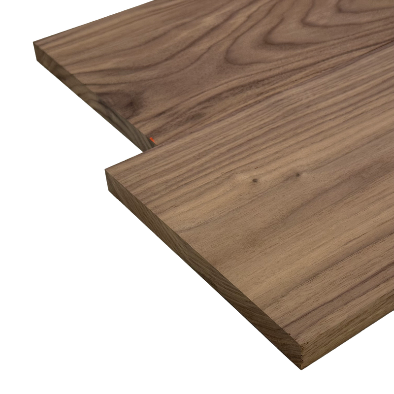 Black Walnut Lumber Board - 3/4" x 8" (2 Pcs)