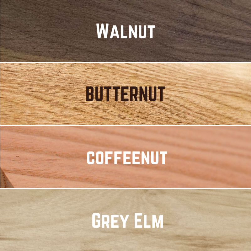 Domestic Exotic Variety Pack - Butternut, Coffee Nut, Grey Elm, Walnut - 3/4" x 4" (4 Pcs)