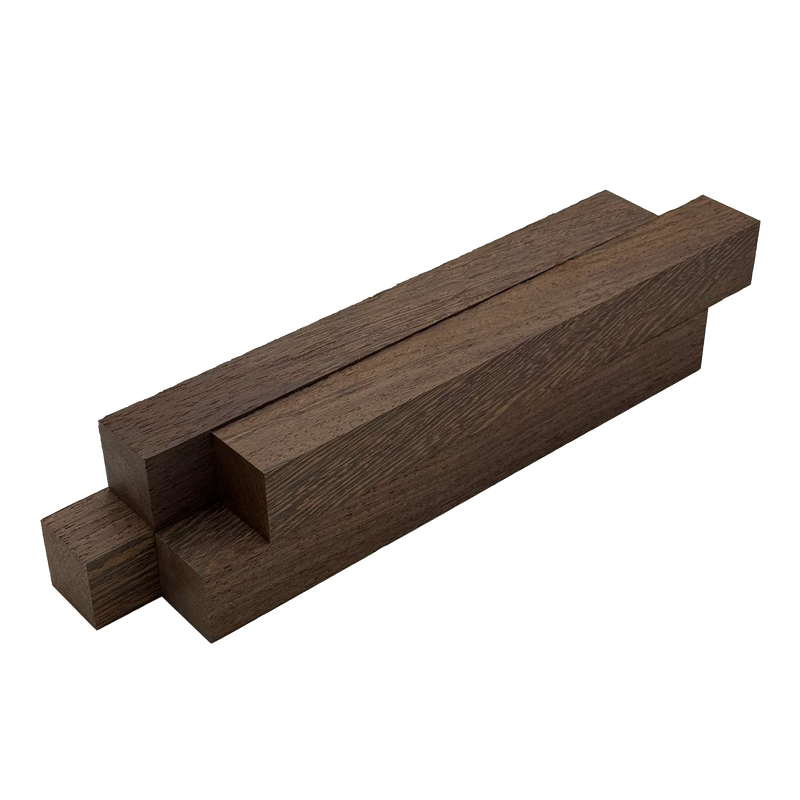 Wenge Turning Blank Squares - 1.5" x 1.5" (4 Pcs)