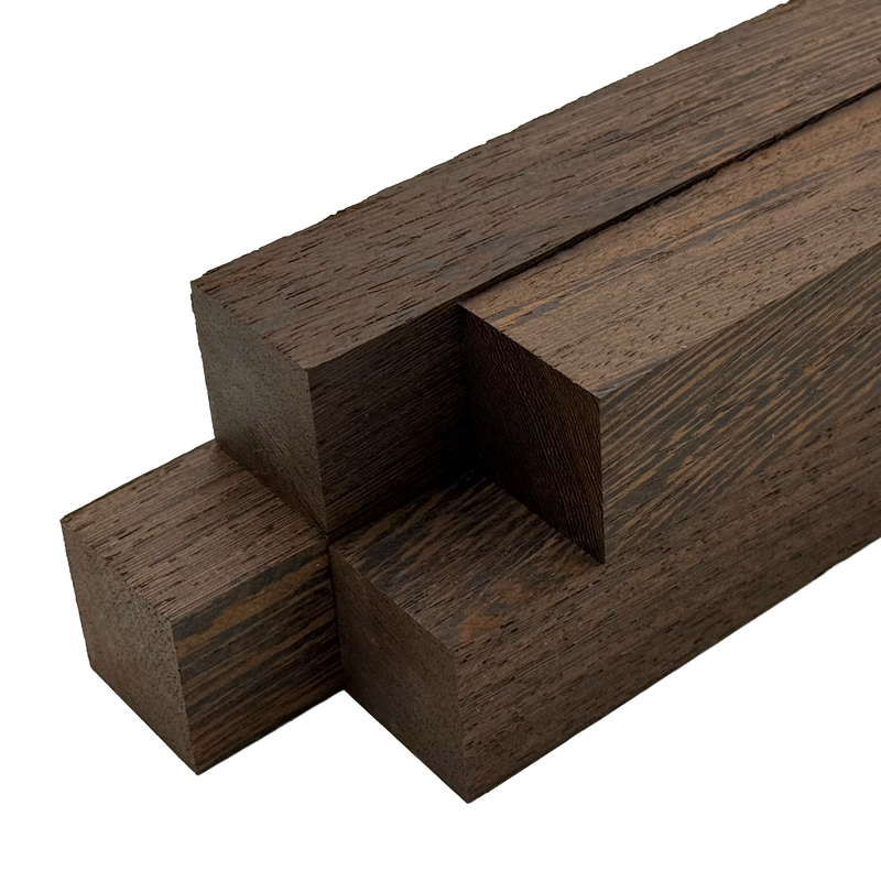 Wenge Turning Blank Squares - 1.5" x 1.5" (4 Pcs)