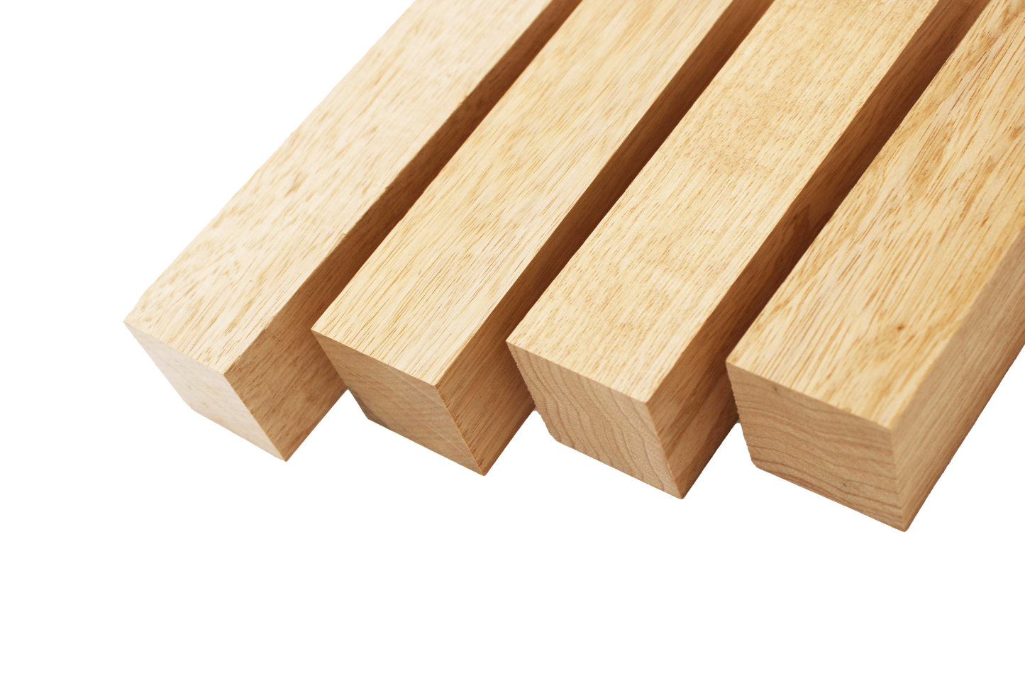 White Limba Lumber Square Turning Blanks - 2" x 2" (4pcs)