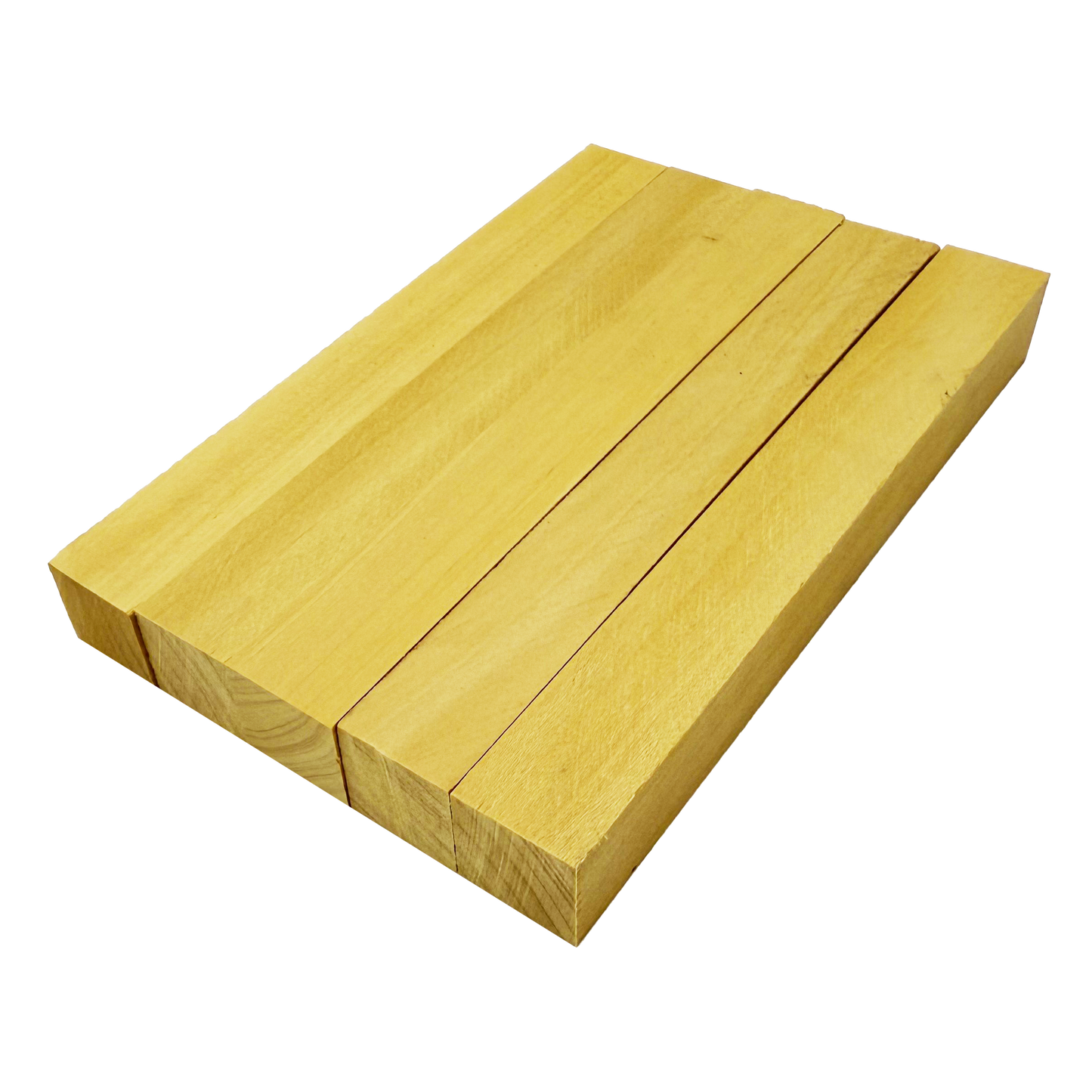 Yellowheart Pen Blanks - 3/4" x 3/4" x 6" (5 Pcs)