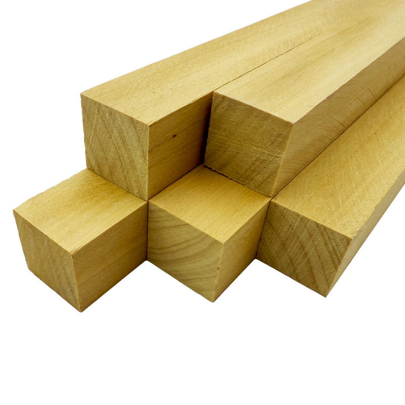 Yellowheart Pen Blanks - 3/4" x 3/4" x 6" (5 Pcs)