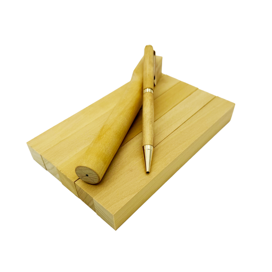 Yellowheart Pen Blanks - 3/4" x 3/4" x 6" (5 Pcs)