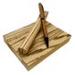 Zebrawood Pen Blanks - 3/4" x 3/4" x 5" (5 Pcs)