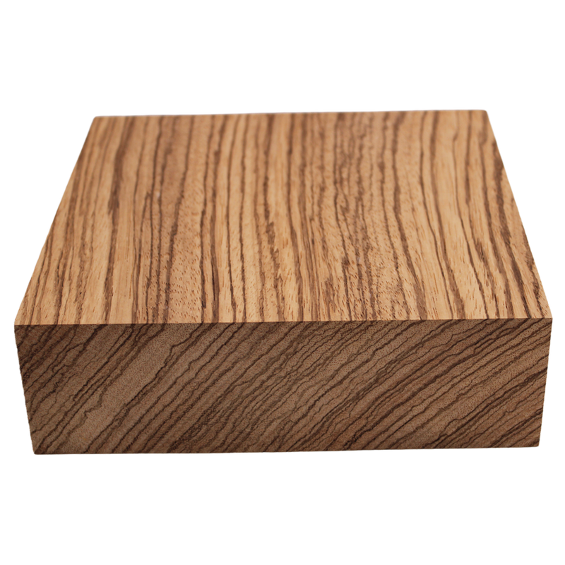 Zebrawood Lumber Bowl Blanks - 2"