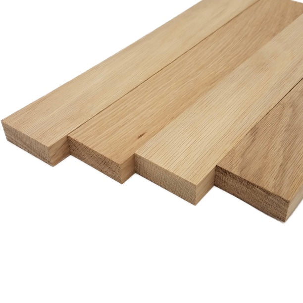 White Oak Lumber Board - 3/4" x 2" (4 Pcs)