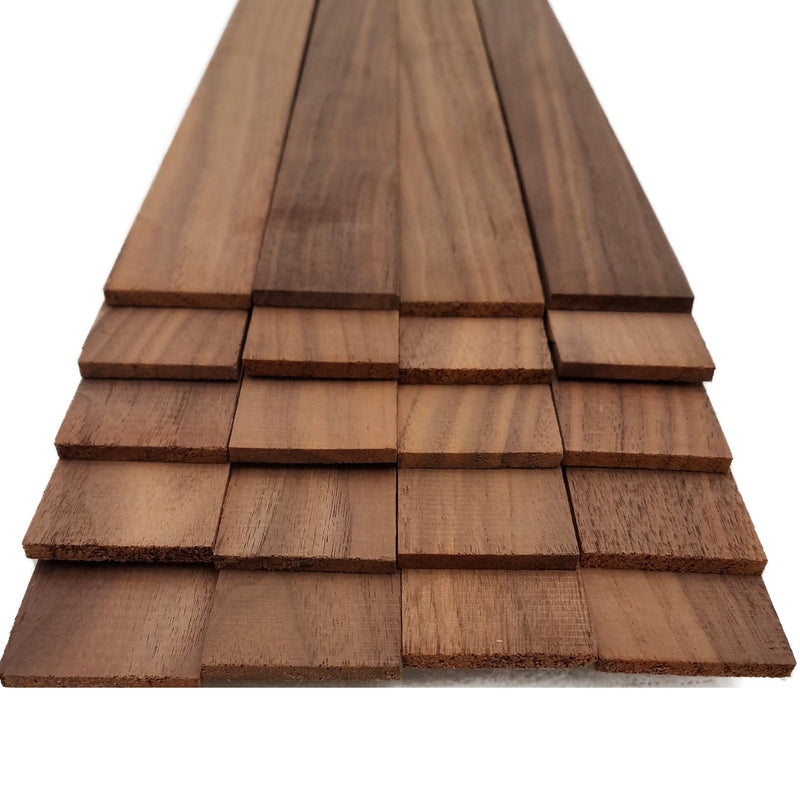 Black Walnut Thin Sawed Lumber  - 1/8" x 1.5" x 18" (20 Pcs)