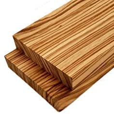 Zebrawood Lumber Board - 3/4" x 4" (2 Pcs)