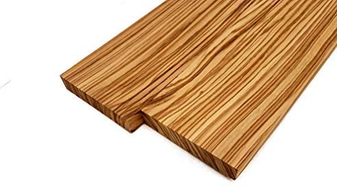 Zebrawood Lumber Board - 3/4" x 4" (2 Pcs)