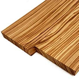 Zebrawood Lumber Board - 3/4" x 4" (2 Pcs)