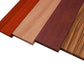 Imported Exotic Hardwood Variety Pack - Zebrawood, Purpleheart, Padauk, Okoume - 3/4" x 4" (4 Pcs)