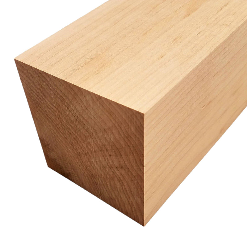 Maple Lumber Square Turning Blanks - 3" x 3"