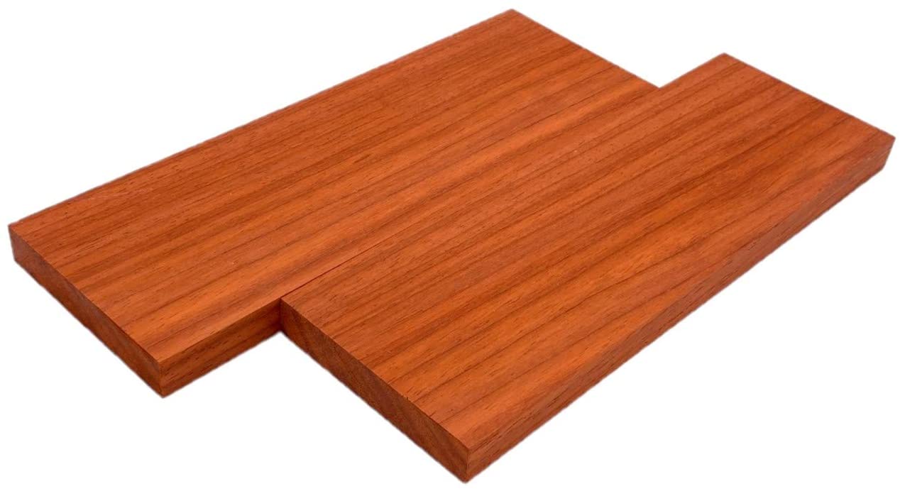 Padauk Lumber Board - 3/4" x 4" (2 pcs)