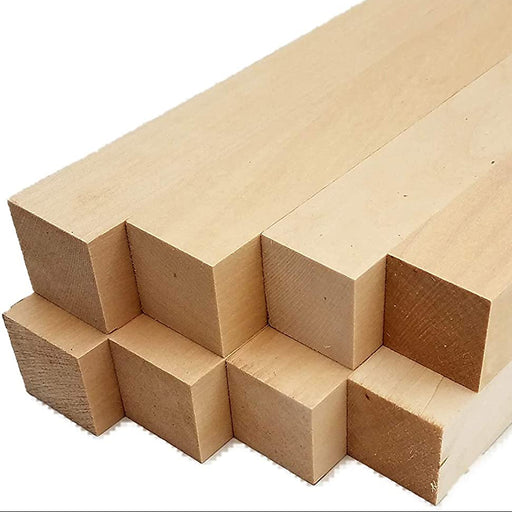 Basswood Carving Blocks - 1" x 1" x 6"
