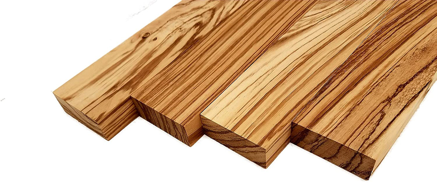 Zebrawood Lumber Board - 3/4" x 2" (4 Pcs)