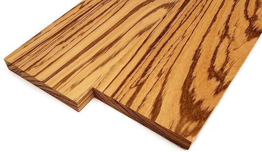 Zebrawood Lumber Board - 3/4" x 5" (2 Pcs)