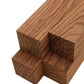 Zebrawood Lumber Square Turning Blanks (4pc) (2" x 2")