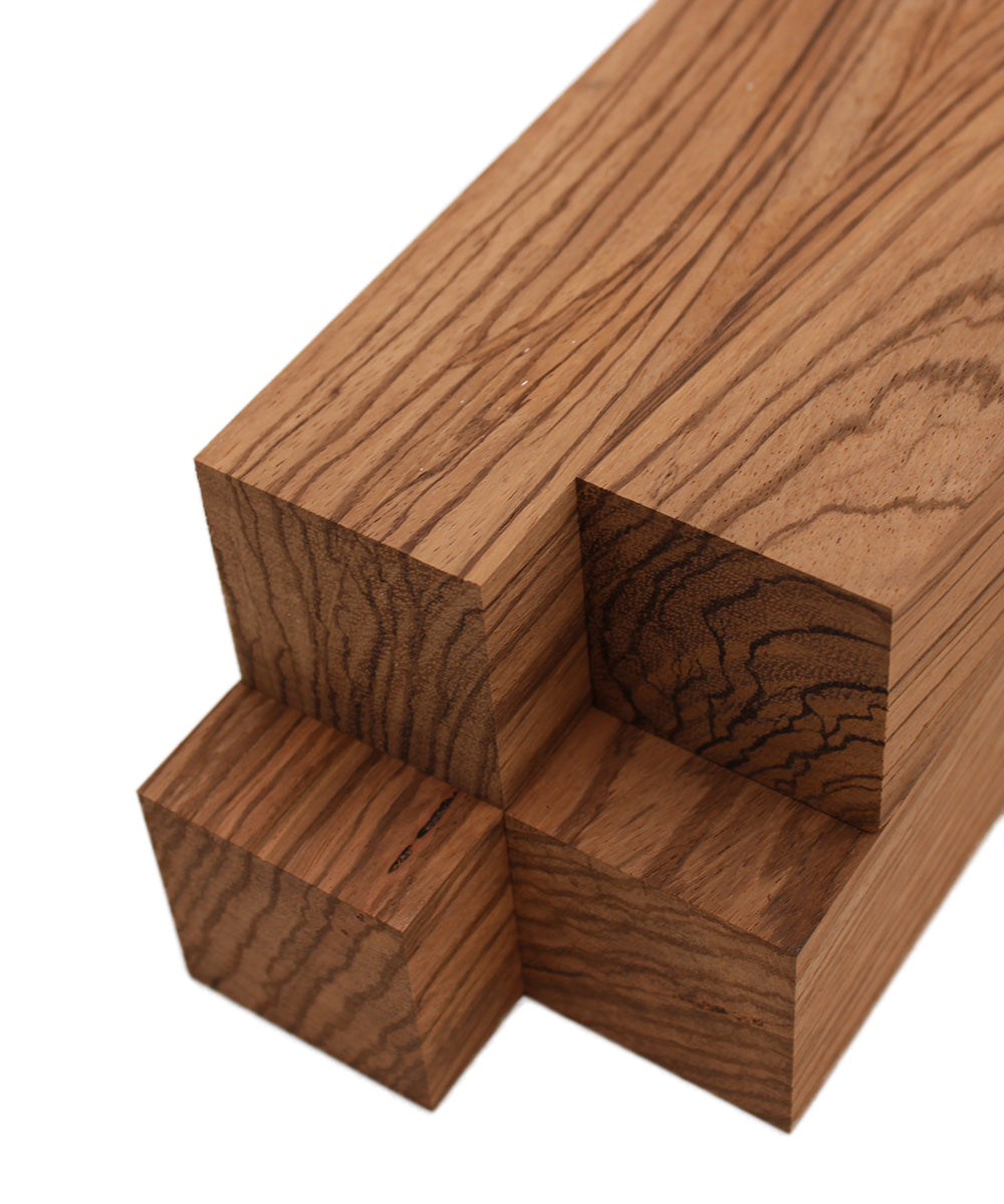 Zebrawood Lumber Square Turning Blanks (4pc) (2