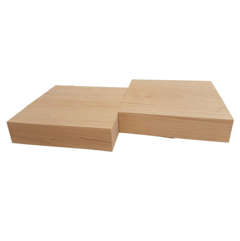 2 inch thick American Hard Maple Bowl Blank 2 x 8 x 8
