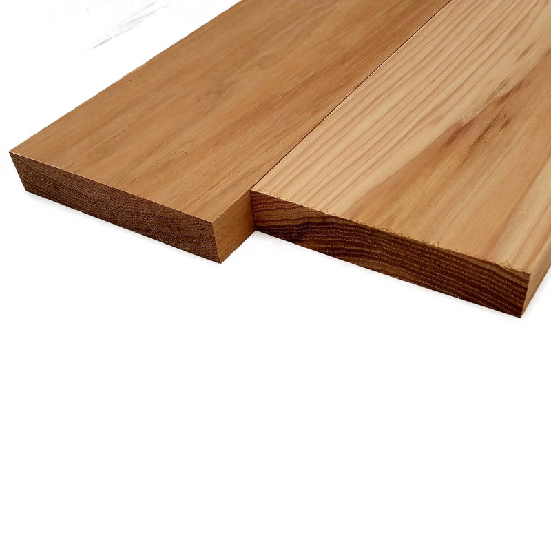 Hickory Lumber Board - 3/4" x 4" (2 Pcs)