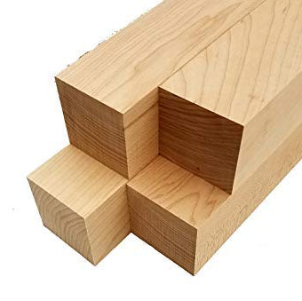 Maple Lumber Square Turning Blanks - 3" x 3"