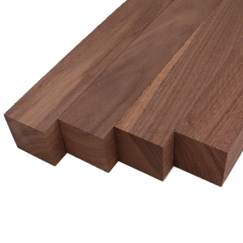 Walnut Turning Blank Squares - 2" x 2" (4 Pcs)