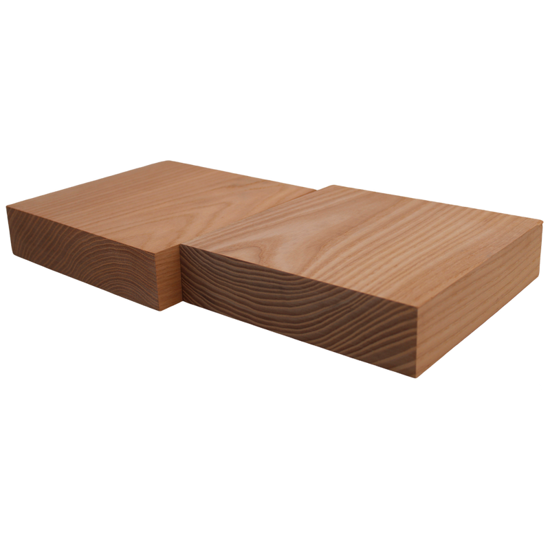 White Ash Bowl Blank - 2" (2pcs)