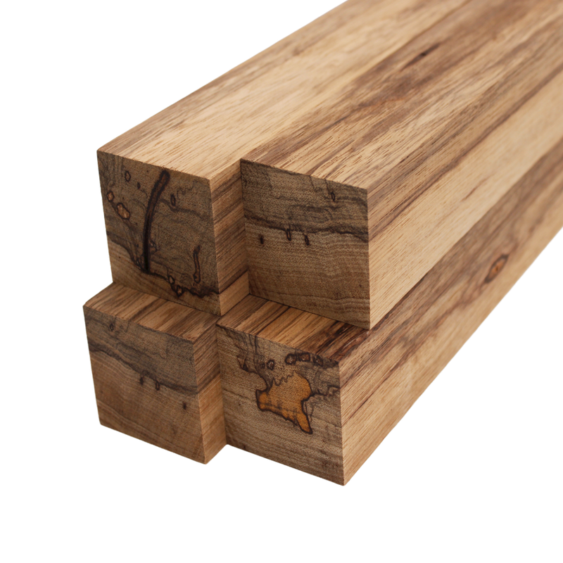 Black Limba Lumber Square Turning Blanks - 2" x 2" (4 Pcs)