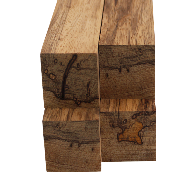 Black Limba Lumber Square Turning Blanks - 2" x 2" (4 Pcs)