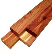 Aromatic Cedar two sides sanded to 3/4" thickness, 2" wide